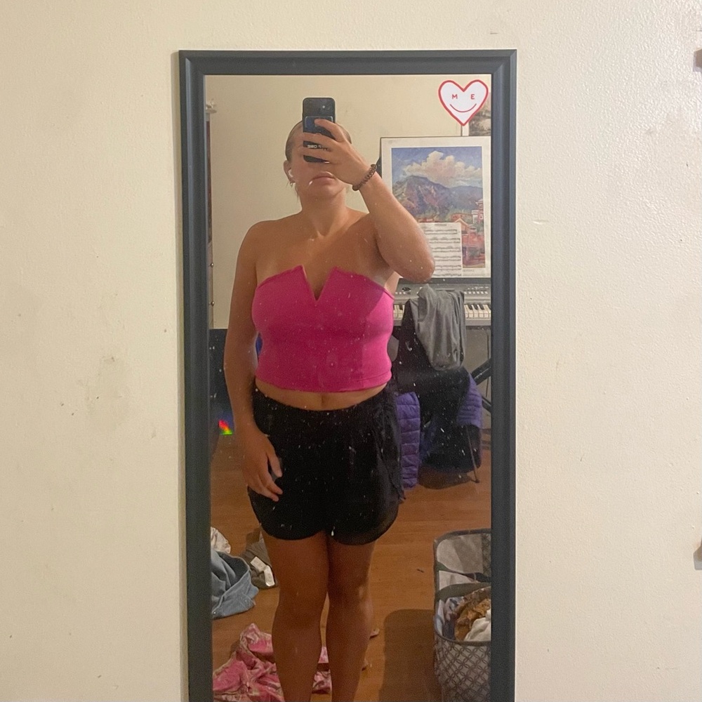 Small pink tube top from Anthropology